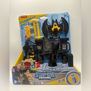 Fisher-Price Imaginext Super Friends Batcave Playset - Black and Yellow